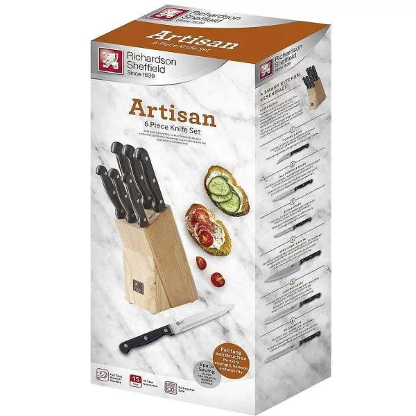 RETIF Artisan Bloc 6 Couteaux De Cuisine