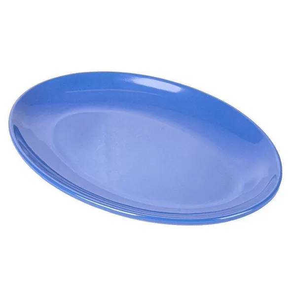 RETIF Assiette Ovale M Lamine Bleu 25,5X18Cm - Par 15