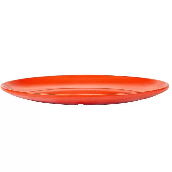 RETIF Assiette Ovale M Lamine Rouge 25,5X18Cm - Par 15