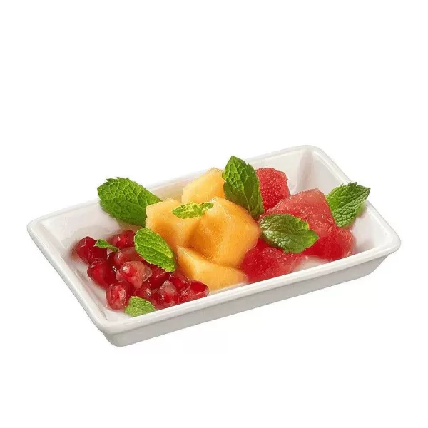 RETIF Assiette Quartz C Ramique 10X6X1,6Cm Blanc - Par 72