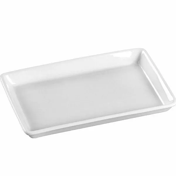 RETIF Assiette Quartz C Ramique 16X10X1,6Cm Blanc - Par 48