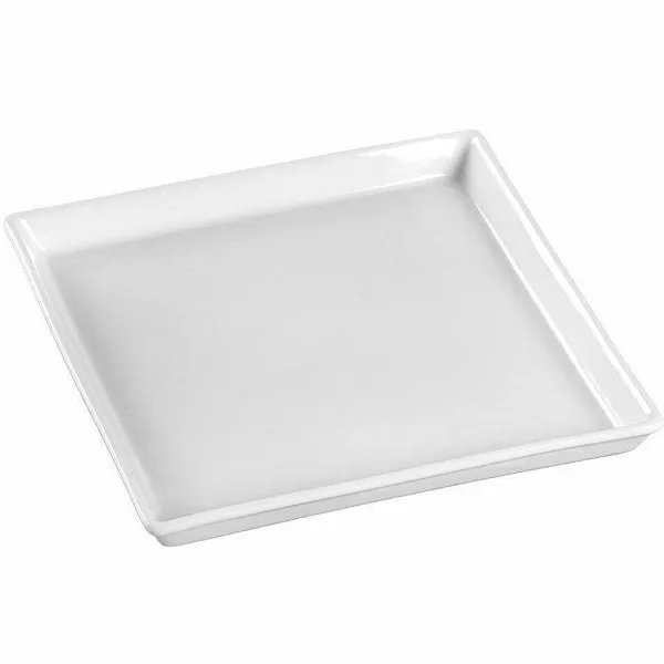 RETIF Assiette Quartz C Ramique 16X16X1,6Cm Blanc - Par 48