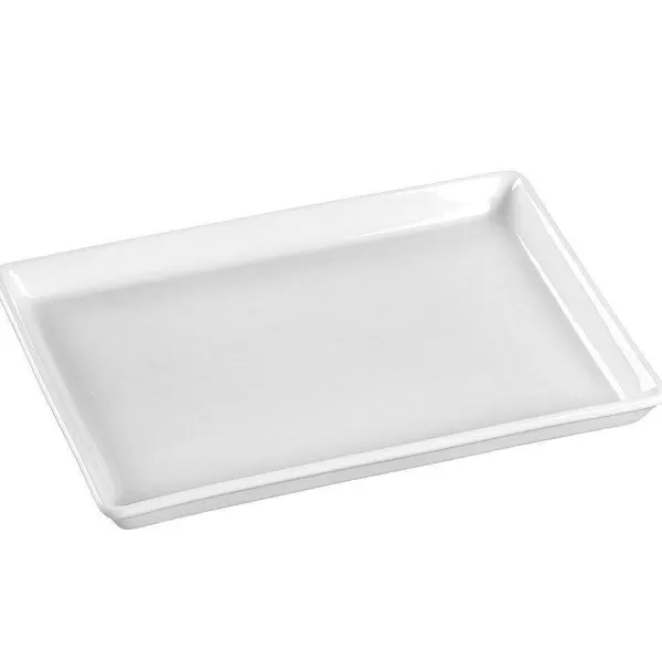 RETIF Assiette Quartz C Ramique 18,5X13X1,6Cm Blanc - Par 48