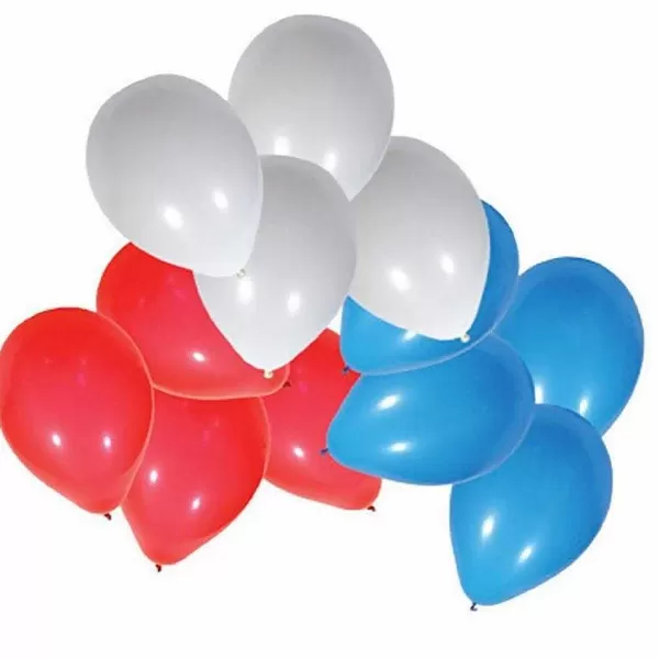 RETIF Ballons Bleu Blanc Rouge - Par 100