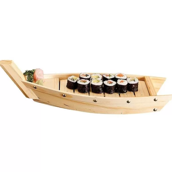 RETIF Barque Sushi 44X13X11Cm Bois