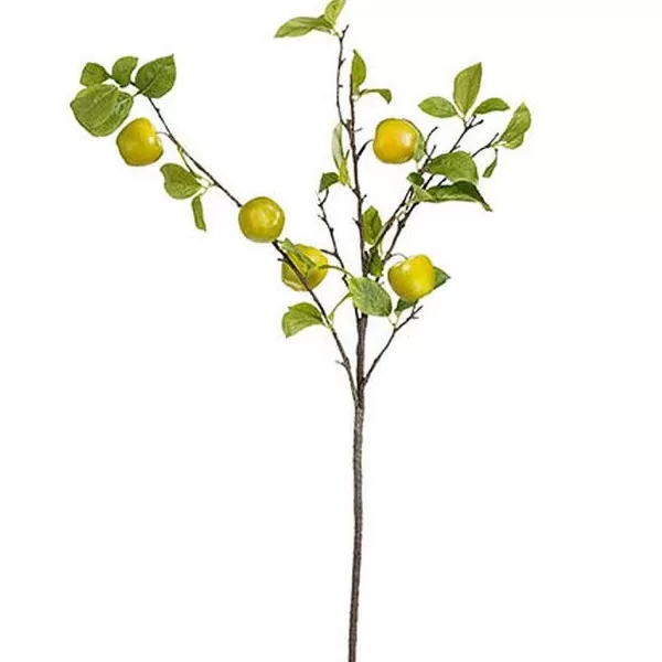 RETIF Branche Avec Pommes Jaunes H78,5Cm