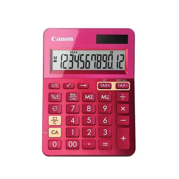 RETIF Calculatrice 12 Chiffres Ls-123K Rose M Tallique