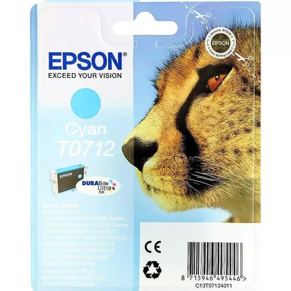 RETIF Cartouche T0712 - Gu Pard - Cyan