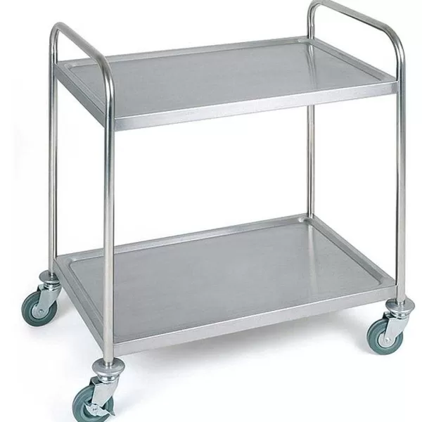 RETIF Chariot De Service En Inox 2 Plateaux