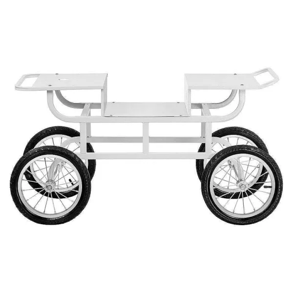 RETIF Chariot Pour Machine Barbe Papa 4 Roues Blanc