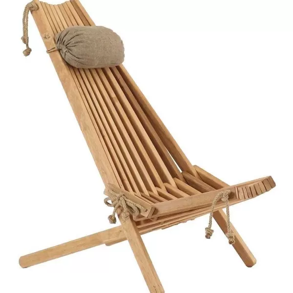 RETIF Chilienne En Bois Ecochair (Coussin Offert) Aulne