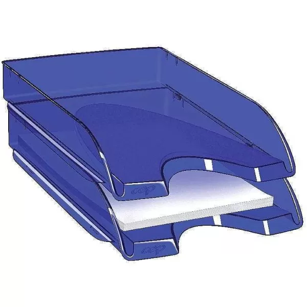 RETIF Corbeille Courrier Fusion Bleue 25.4X35X6.1Cm