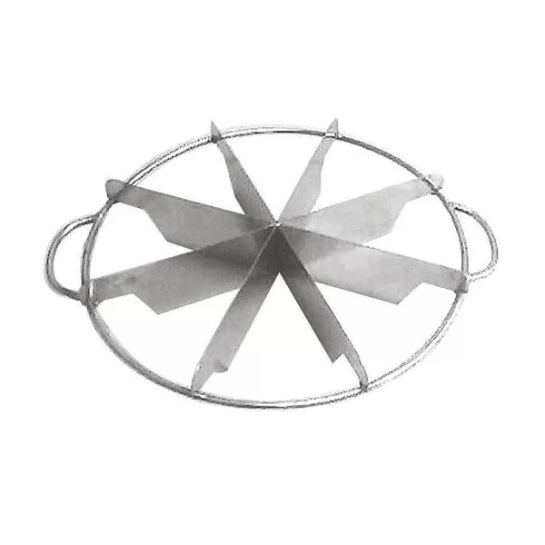 RETIF Coupeur Gateaux Laiton Argent 8 Parts 25,5Cm