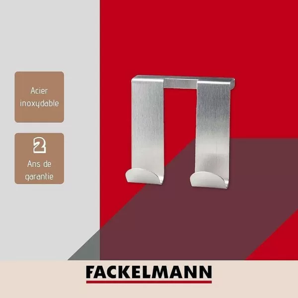 RETIF Crochet Double Pour Porte Fackelmann Tecno