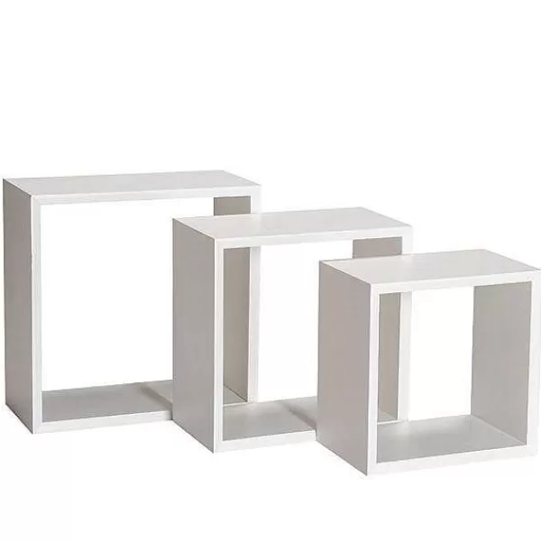 RETIF Cubes Blanc Fond Amovible En Option 31X20+35X20+40X20Cm - Par 3