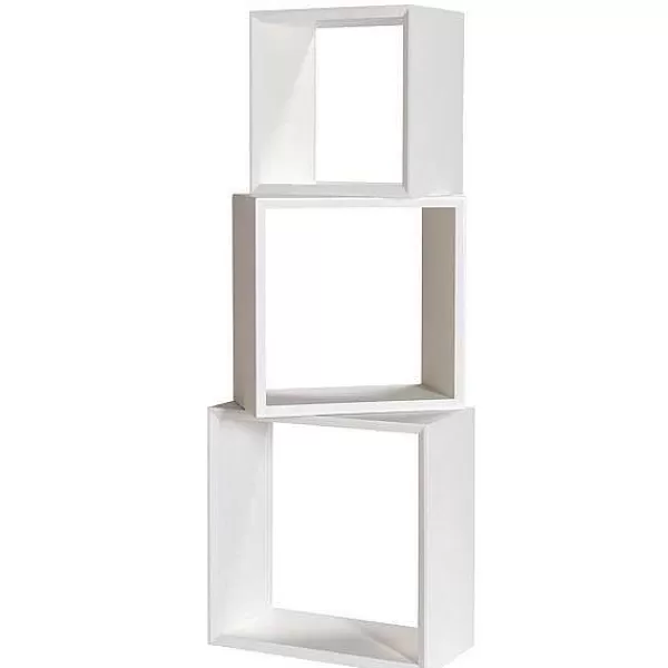 RETIF Cubes Blanc Fond Amovible En Option 31X20+35X20+40X20Cm - Par 3