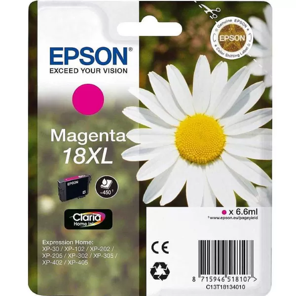 RETIF Encre Originale T1813 Pour Expression Xp-30/Xp102 Magenta 18Xl