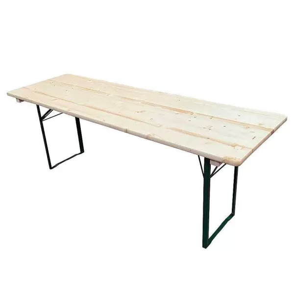 RETIF Ensemble Set Brasserie Table + 2 Bancs (Tout Est Pliable)