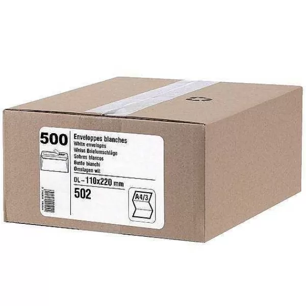 RETIF Enveloppe Adh Sive Blanches 80G - Par 100 Ou 500