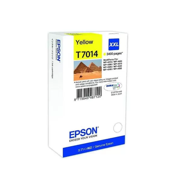 RETIF Epson Cartouche Jet D'Encre D'Origine Jaune Xxl C13T701440