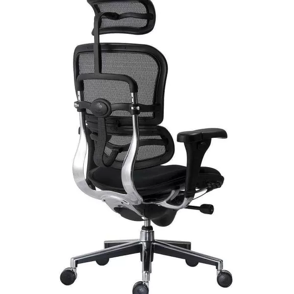 RETIF Fauteuil De Bureau Ergonomique Sp Cial Lombaire Noir