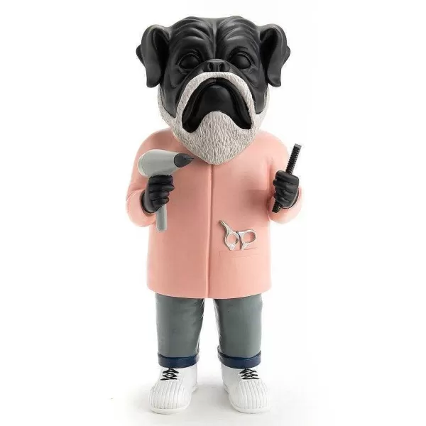 RETIF Figurine Chien Coiffeur H34Cm