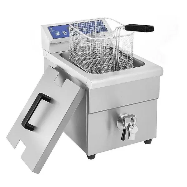 RETIF Friteuse Beignets Professionnelle Restaurant 36 Litres 380V 2 Paniers