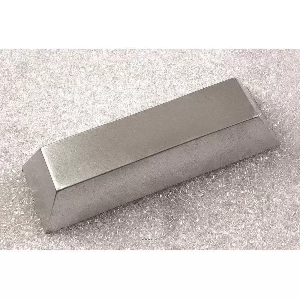 RETIF Lingot En Argent Artificiel En Plastique Souffl L 245X75Mm