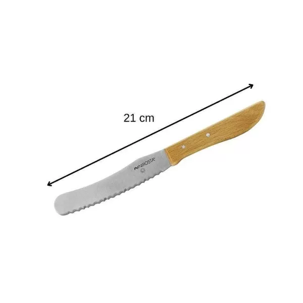 RETIF Lot De 6 Couteaux Pain Et Beurre 21Cm Nirosta