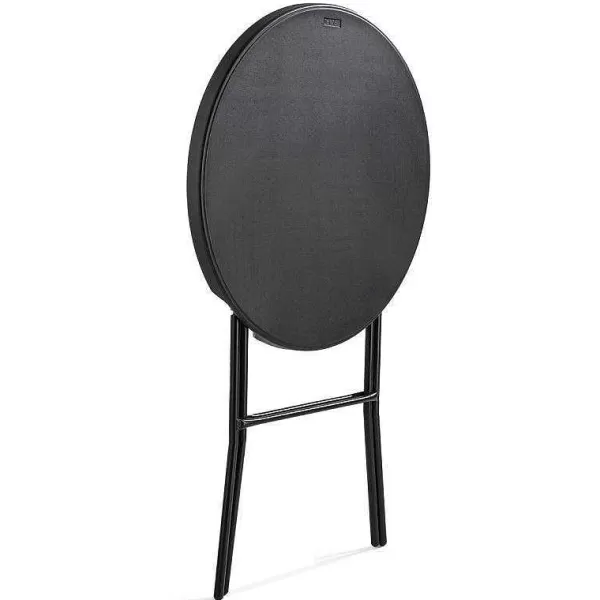 RETIF Mange-Debout Hdpe Rond Noir Rekkem 80X110 Cm