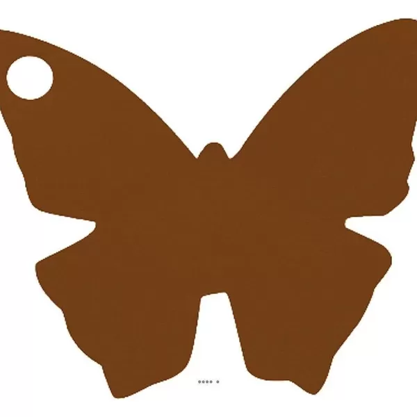 RETIF Marque Place X10 Papillon Chocolat 4X4Cm Chocolat