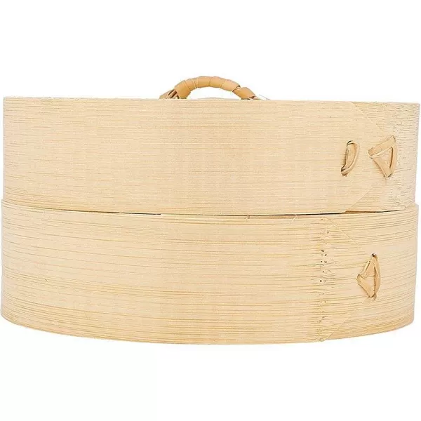 RETIF Panier Dim Sum + Couvercle En Bambou Naturel 15X8Cm