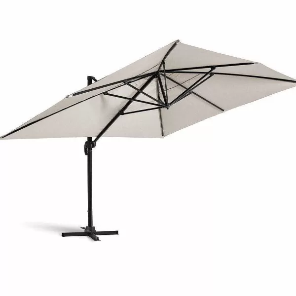 RETIF Parasol D Port 3X4M En Aluminium Cru