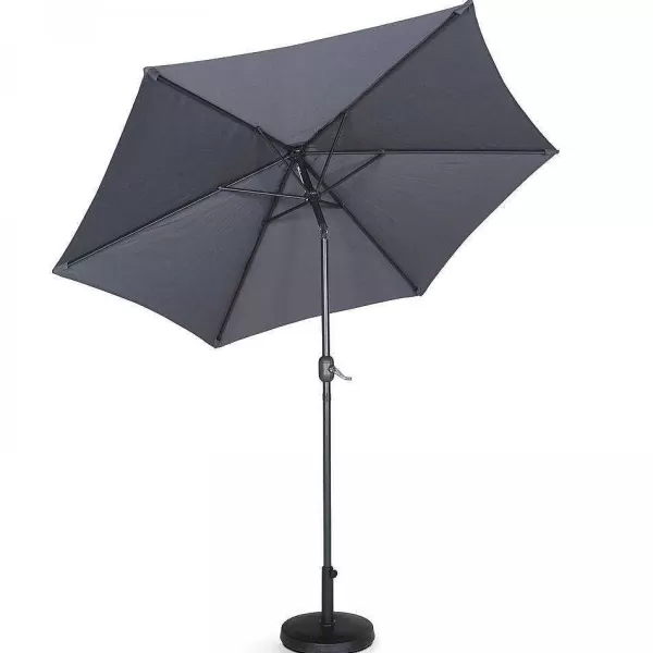 RETIF Parasol Droit En Aluminium Gris Anthracite