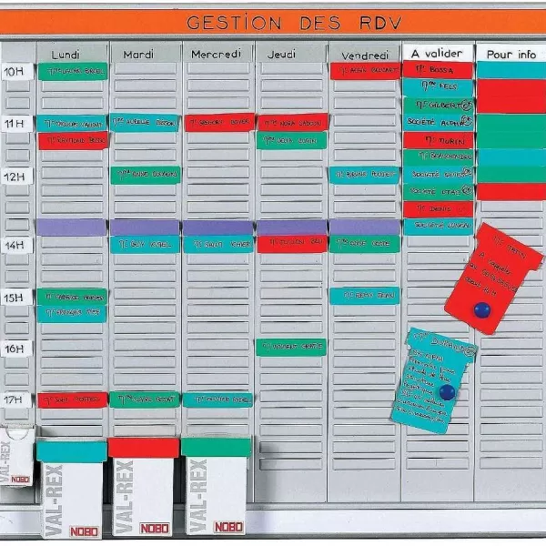 RETIF Planning Semainier - 48X48 Cm