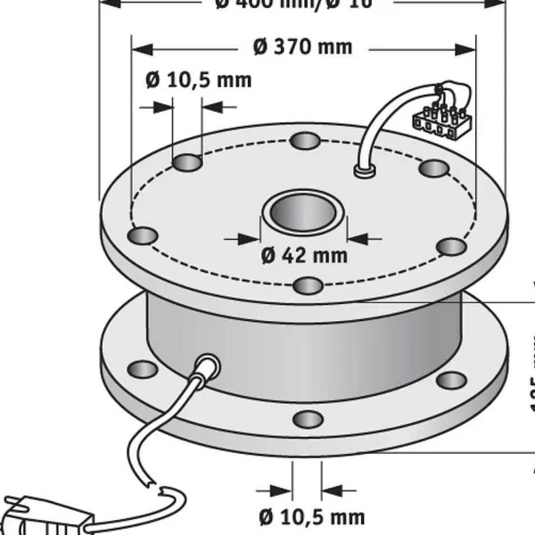 RETIF Plateau Tournant, Max. 500 Kg Avec Contact Par Frottement