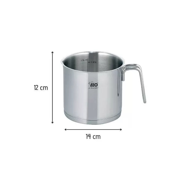 RETIF Pot Lait En Inox 1,6 Litres Elo Citrin