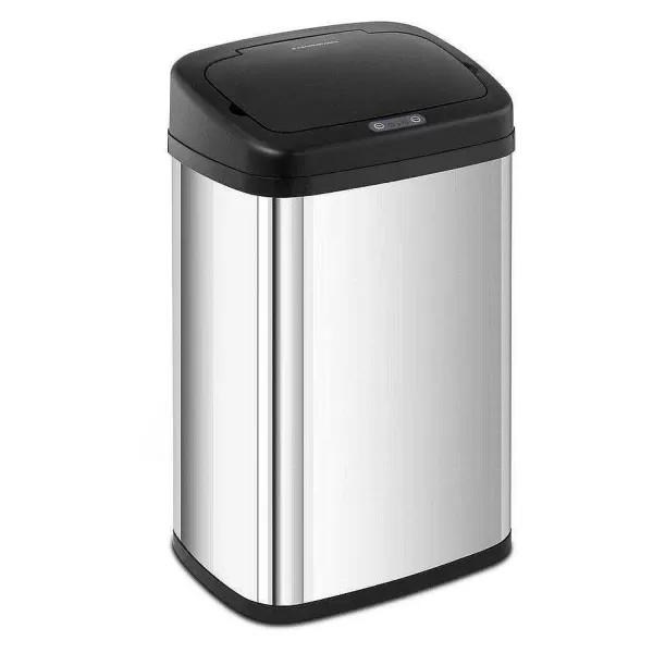 RETIF Poubelle Automatique Cuisine 30 Litres Rectangulaire Acier Inoxydable