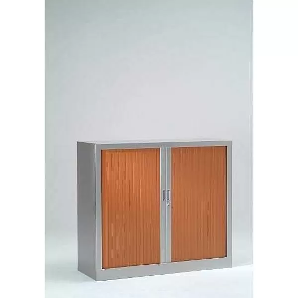 RETIF R Hausse Armoire Aluminium Rideaux Merisier