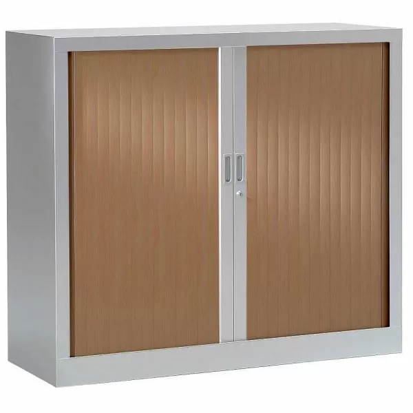 RETIF R Hausse Armoire Aluminium Rideaux Poirier Fonc