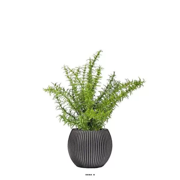 RETIF Romarin Artificiel Herbe Aromatique En Pot H35Cm 28Cm