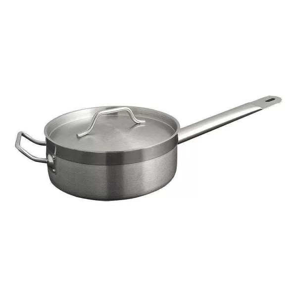 RETIF Sauteuse Avec Couvercle 4,5L 26X8,5Cm Inox