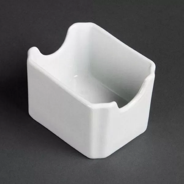 RETIF Sucriers Sachets En Porcelaine Blanche Boite De 6