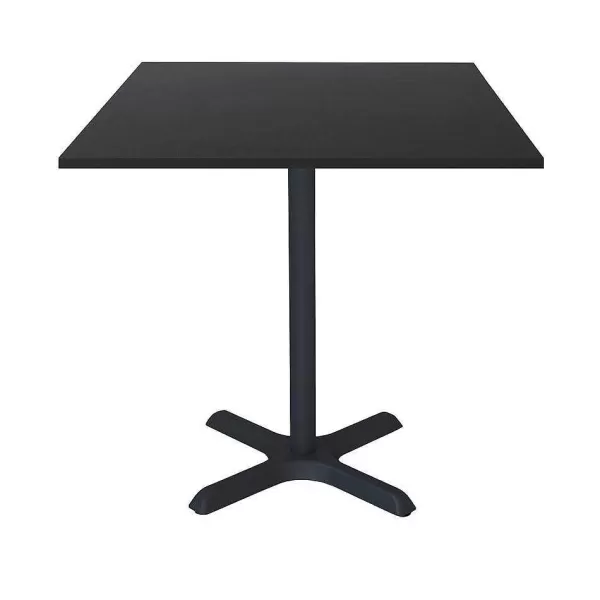 RETIF Table 70X70Cm Mod Le Dina Pied Et Noir Uni