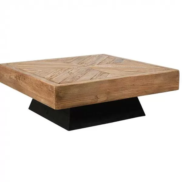 RETIF Table Basse Carr E En Pin Recycl 100X100X36