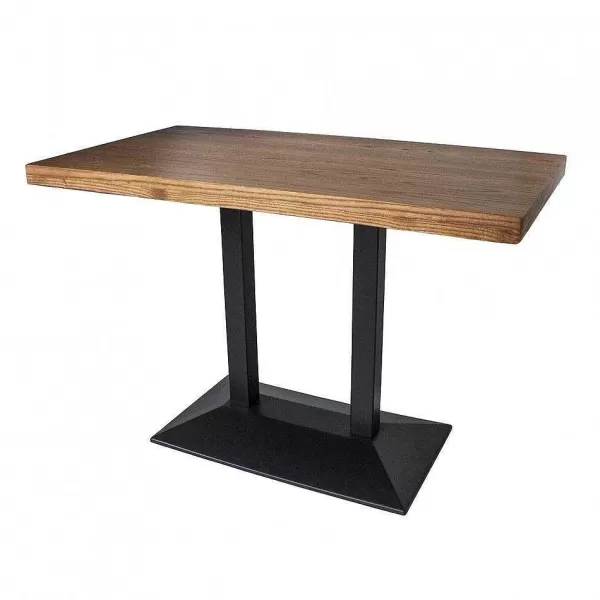 RETIF Table Bistro Cir E Double Pied 110*60 H:75