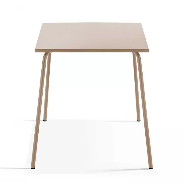 RETIF Table Carr E Bistro Taupe Palavas 70X70 Cm