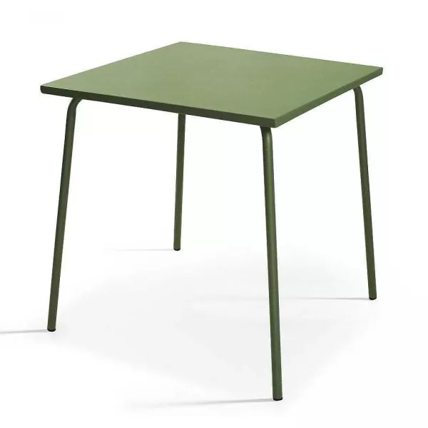 RETIF Table Carr E Bistro Vert Cactus Palavas 70X70 Cm