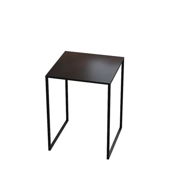 RETIF Table De Pr Sentation, 36X36Xh48 Cm, M Tal Noir