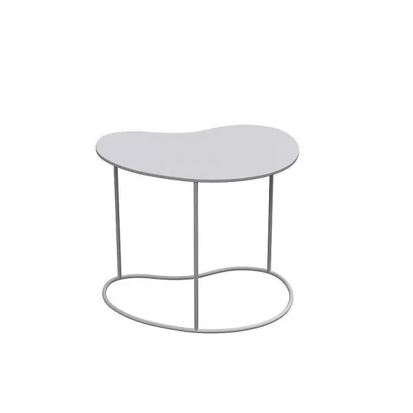 RETIF Table De Pr Sentation, 50X34Xh42 Cm, M Tal Blanc